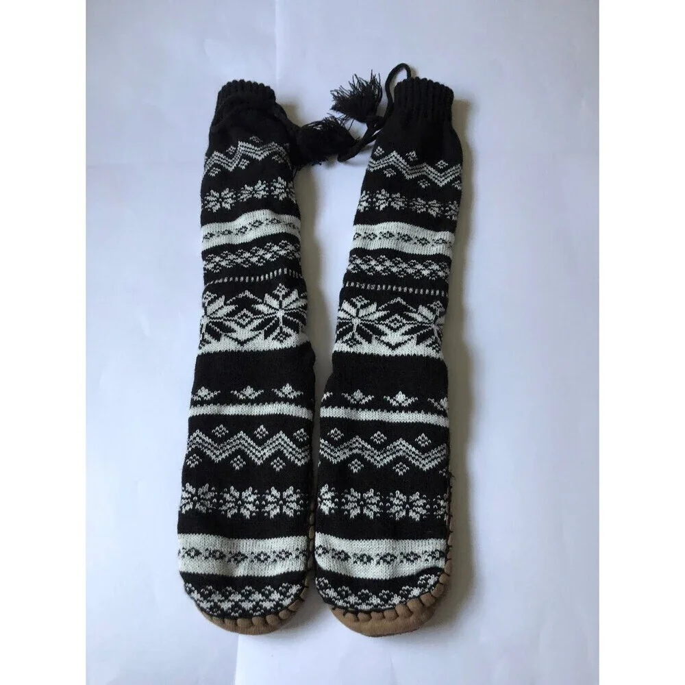 Women’s Fair Isle knit Slipper Socks